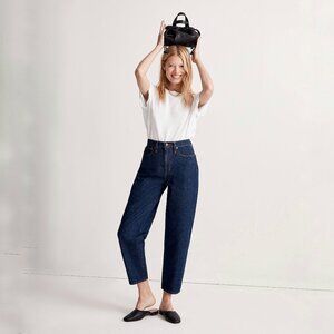 Madewell Balloon Denim Jeans in Mapleside Wash High Rise Size 28